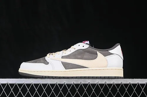 All categories Air Jordan Jordan series basketball shoes Air Jordan 1 Low GX foreign trade version Travis Scott x Air Jordan 1 Low OG AJ1 Joe 1 undercut low top full head layer DM7866-162